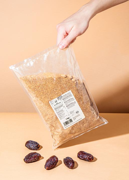 Produktbild KoRo Bio Dattelzucker aus getrockneten und gemahlenen Deglet Nour Datteln (1000 g)
