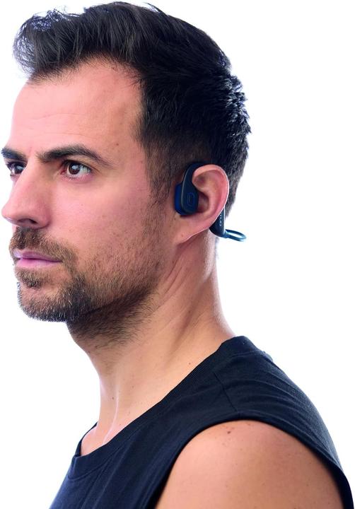 Immagine prodotto Attitude Cuffie sportive wireless con orecchie libere, microfono integrato, comfort e suono naturale (6 h, Senza fili)