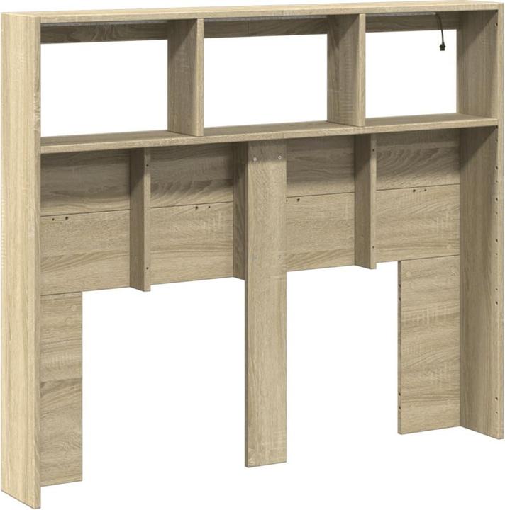 Image du produit vidaXL Kopfteil mit Ablagen (120 x 17 x 102 cm)