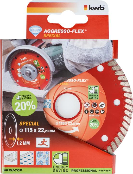 Actual product image kwb Diamond cutting disc Duenn 115X1,2 Sb