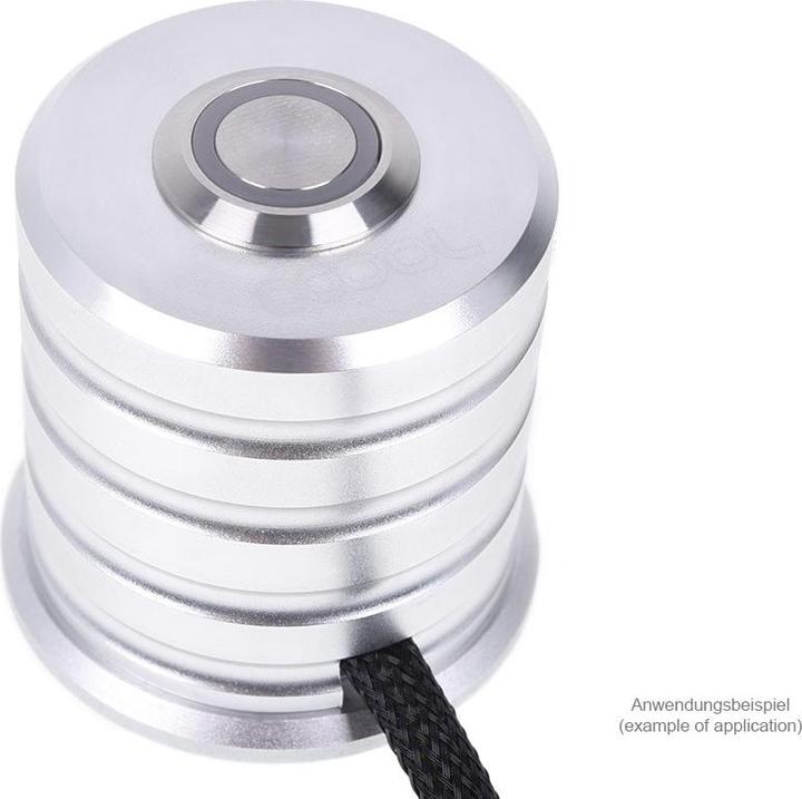 Image du produit Alphacool Corps du bouton de commande - Chrome