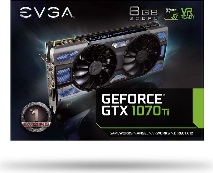 Actual product image EVGA Geforce Gtx 1070 Ti Ftw2 Gaming (8 GB)
