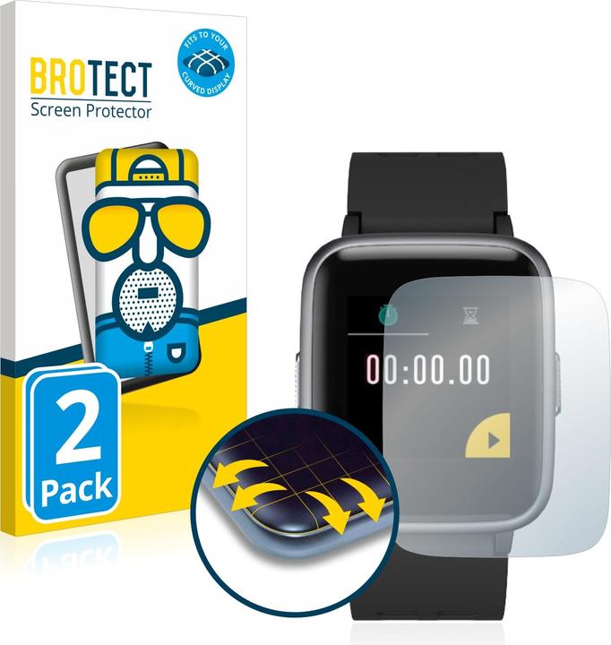 Actual product image BROTECT Full-Cover Protector Matte (Fitness Tracker 1.3)