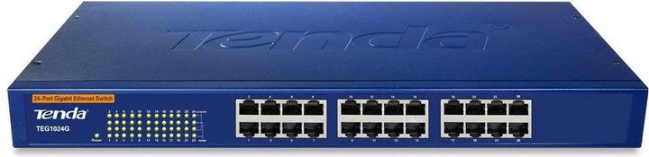 Actual product image Tenda TEG1024G Network Switch Unmanaged (24 ports)