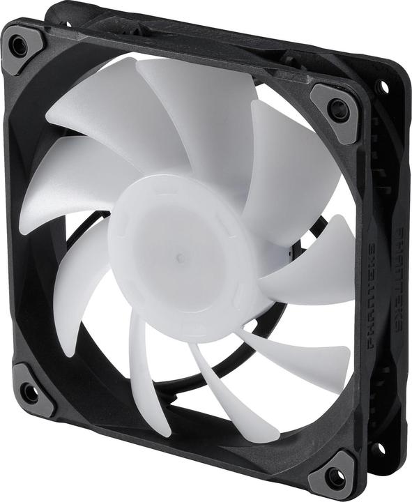 Actual product image Phanteks M25 PWM D-RGB fan, 3-pack - 120mm, black (120 mm, 3x)