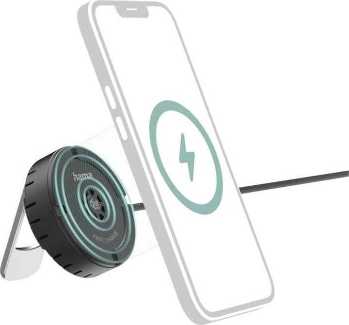 Produktbild Hama Wireless QI2 25W-Charger Cooling Oplaadpad 25 W Black (25 W)