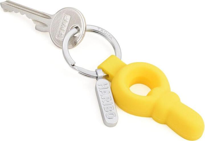 Actual product image Troika HARIBO SCHNULLER Porte-clés tétine, jaune
