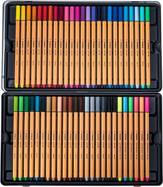 Produktbild STABILO point 88 Fineliner (Mehrfarbig, 50 x)