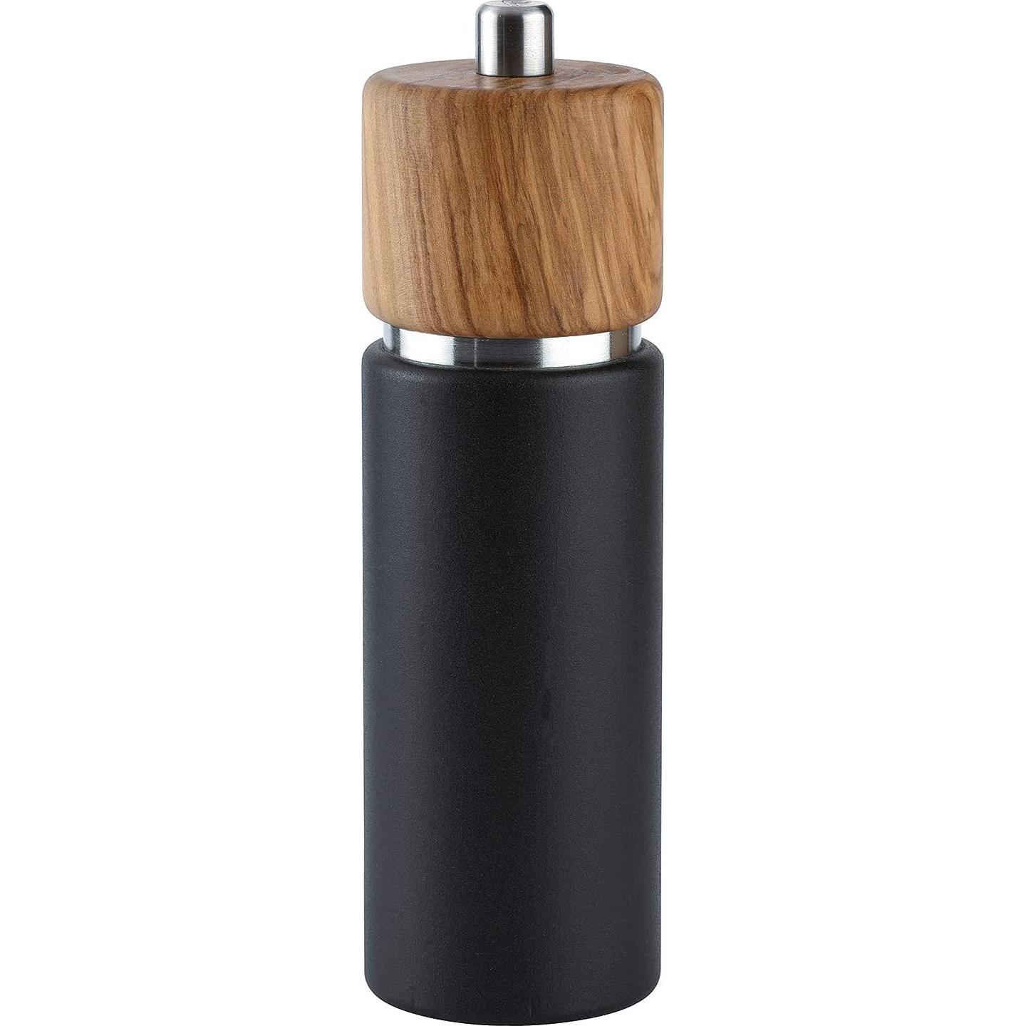 Zassenhaus SM Hannover 18cm guss/Olive, Pfeffermühle + Salzmühle, Schwarz