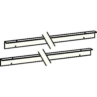 Dormakaba, Meccanismo apriporta e chiudiporta, Set di staffe per architravi DORMA per GSR/BG bianco (RAL 9016) DORMA (64470011)