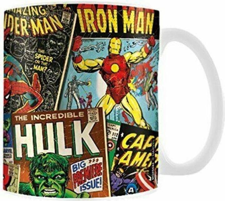 Gobelet à café Retro Titre de bande dessinée (325 ml, 1x)