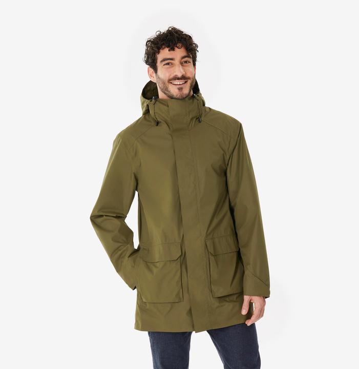 Produktbild Quechua Wanderjacke Herren lang - NH500 olivengrün (XXL)