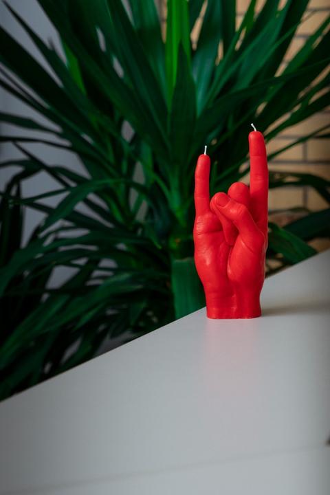 Produktbild Candle Hand You Rock (1 Stk.)