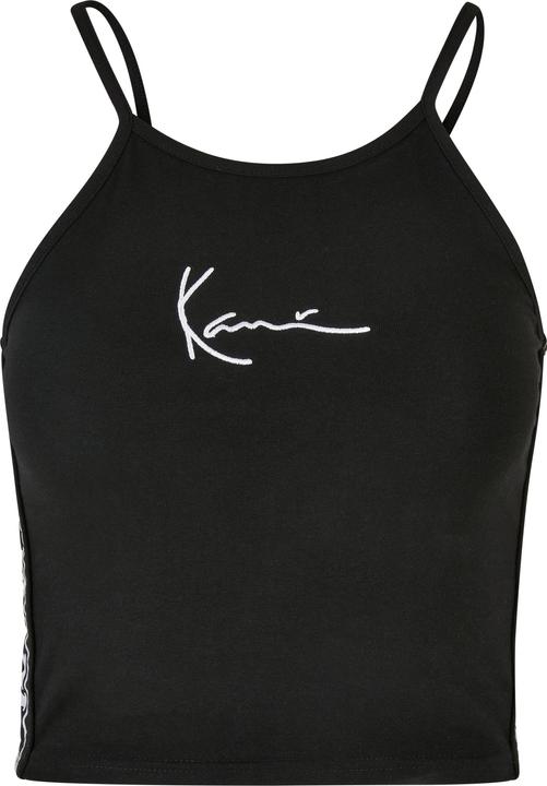 Actual product image Karl Kani KKWQ22001BLK KK Small Signature Tape Top - 19327 (XXS)