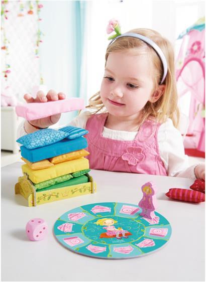 Actual product image Haba Pea princess pillow dusting (German, 2 - 4 Players)