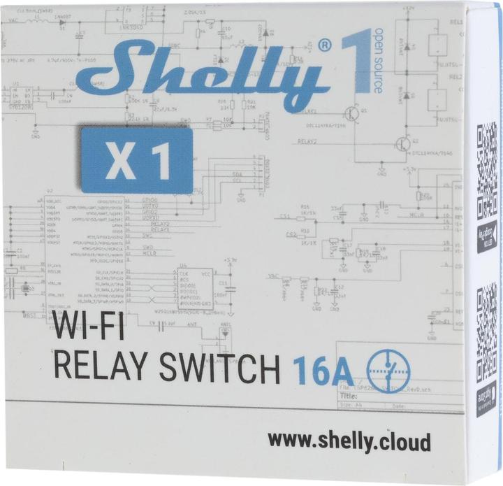 Immagine prodotto Shelly Attuatore di commutazione WLAN (Attuatore dell'interruttore)