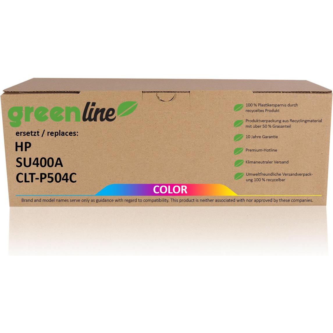 Thumbnail - Inkadoo, Toner, Toner greenline ersetzt HP SU 502 A / CLT-Y504S Toner