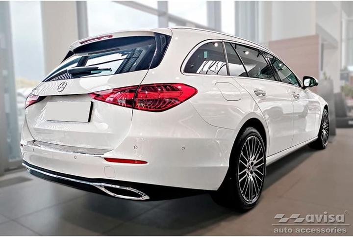 Immagine prodotto Avisa Protezione paraurti in acciaio inox per Mercedes Classe C Estate dal 2021 ad oggi (Posteriore)