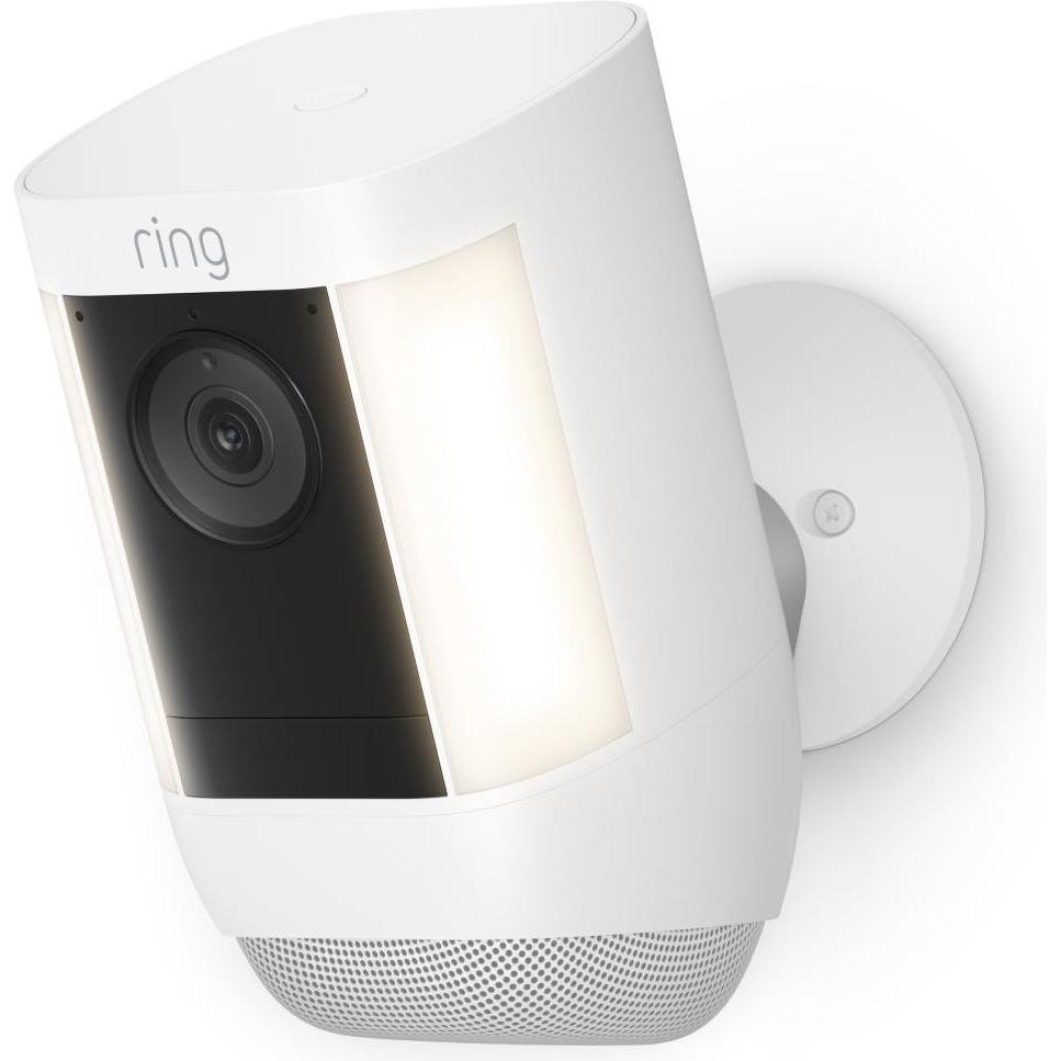 Ring Spotlight Cam Pro (1920 x 1080 Pixels), Netzwerkkamera, Weiss