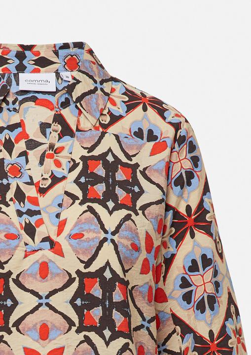 Immagine prodotto Comma Bluse Tunikabluse mit 3/4-Ärmeln und All-over-Print (40)