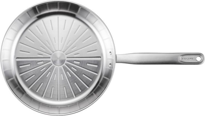 Actual product image Fiskars All Steel Pure Frying Pan 28cm (28 cm, Frying pan, Stainless steel)