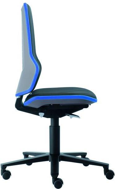 Image du produit Bimos Chaise pivotante de travail Neon, similicuir, avec roulettes, basse