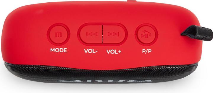 Actual product image Aiwa BS-110RD Bluetooth Speaker (2 h, Battery operated)