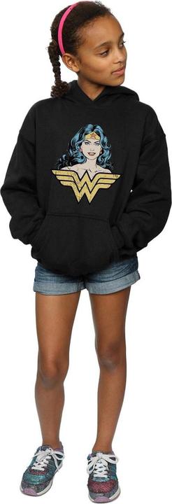 Actual product image Girls Wonder Woman Gaze Hoodie (128)