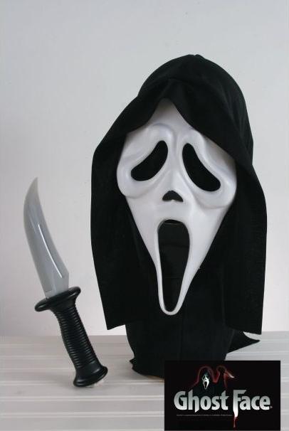 Fun World Division Mask & knife Ghost Face Scream