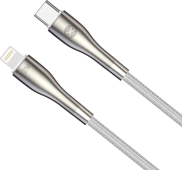 Produktbild Forever Schlankes Kabel USB-C - Lightning 1,0 m 27W weiss (1 m, 27 W)