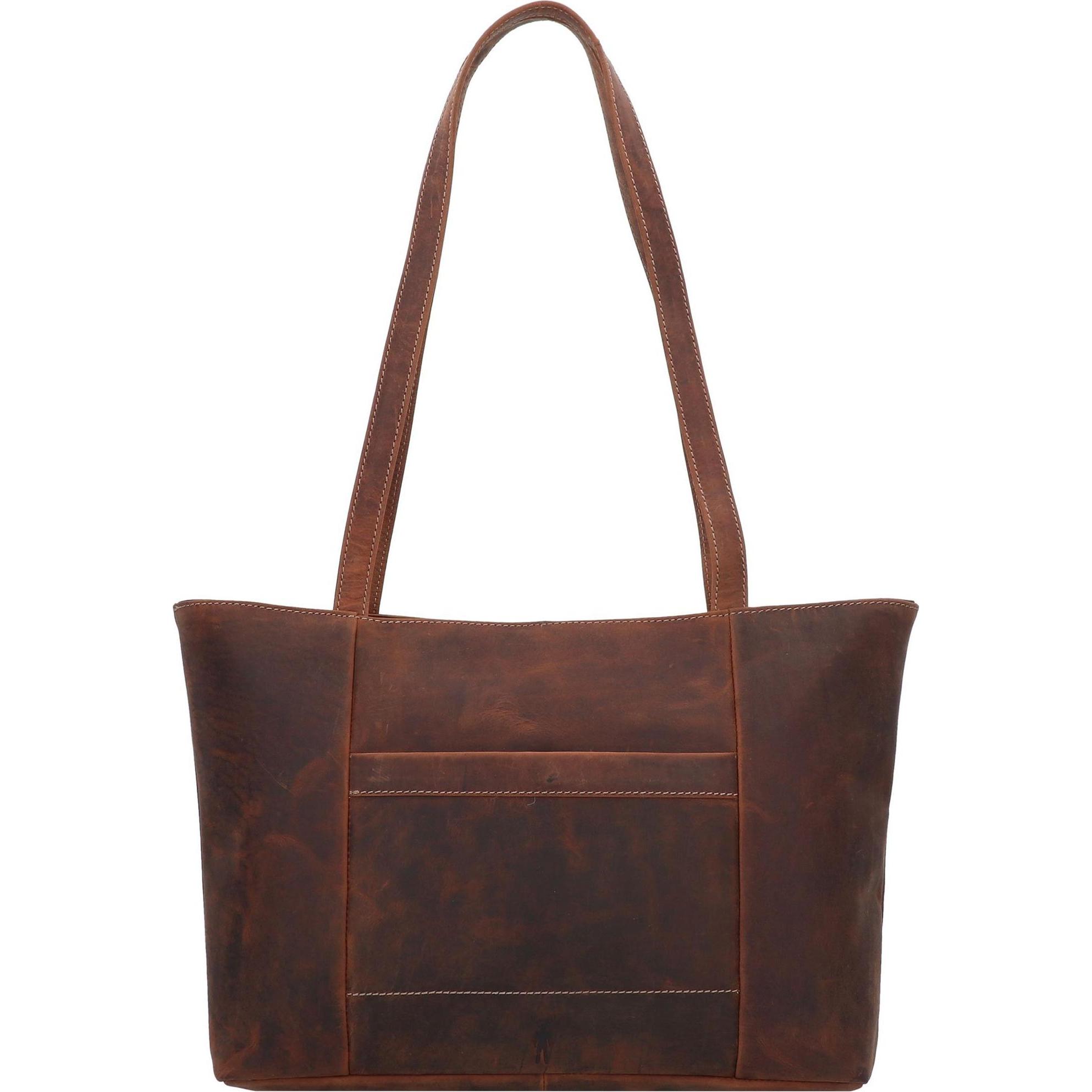 Jack kinsky, Handtasche, Baltimore 18 Schultertasche Leder 34 cm, Braun
