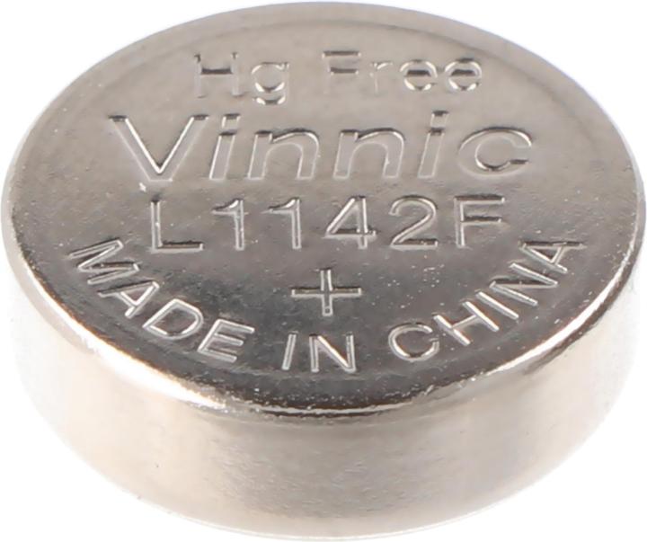 Actual product image Vinnic 10er Set LR43, VA12GA, 186, 84, LR1142, G12, AG12, L1142, RW84, D186 (10 pcs., LR43, 80 mAh)