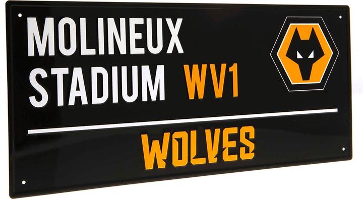 Actual product image Wolverhampton Wanderers FC Street Sign Plaque