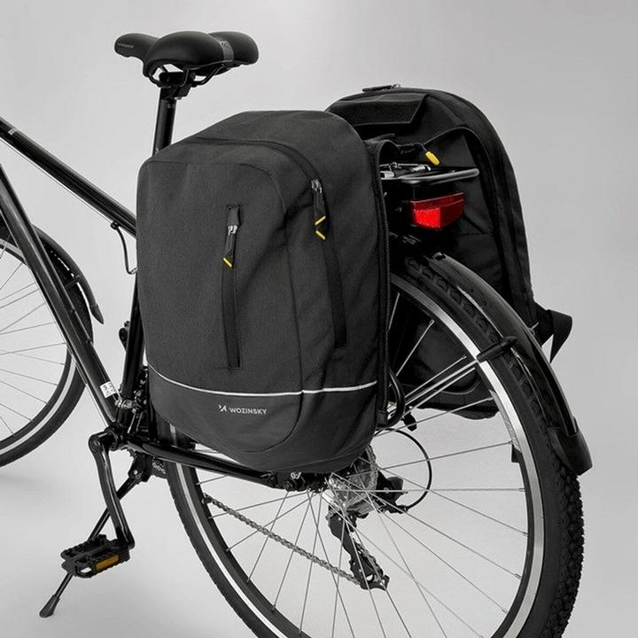 Immagine prodotto Wozinsky Borsa da bici doppio zaino 2in1 (30 l, Borsa portapacchi)