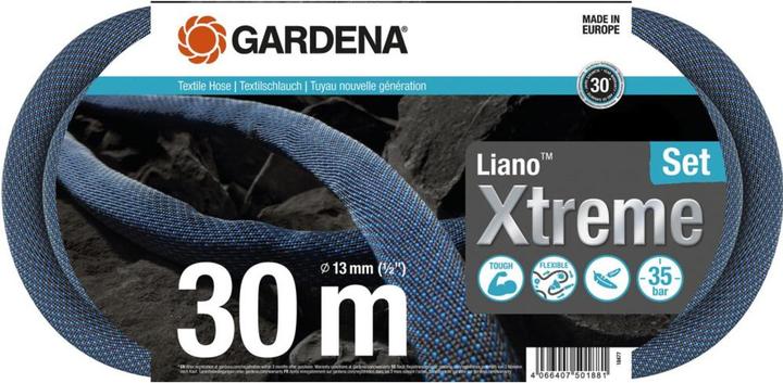 Image du produit Gardena Tuyau textile Liano Xtreme 1/2, 30 m set (30 m, 13 mm)