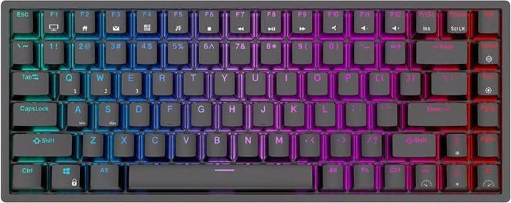 Image du produit Royal Kludge Gaming Keyboard Zwart - RGB Verlichting - Hot-Swappable - Tri-Mode - Ergonomique Mécanique Gaming T (ING. Int., Filaire)