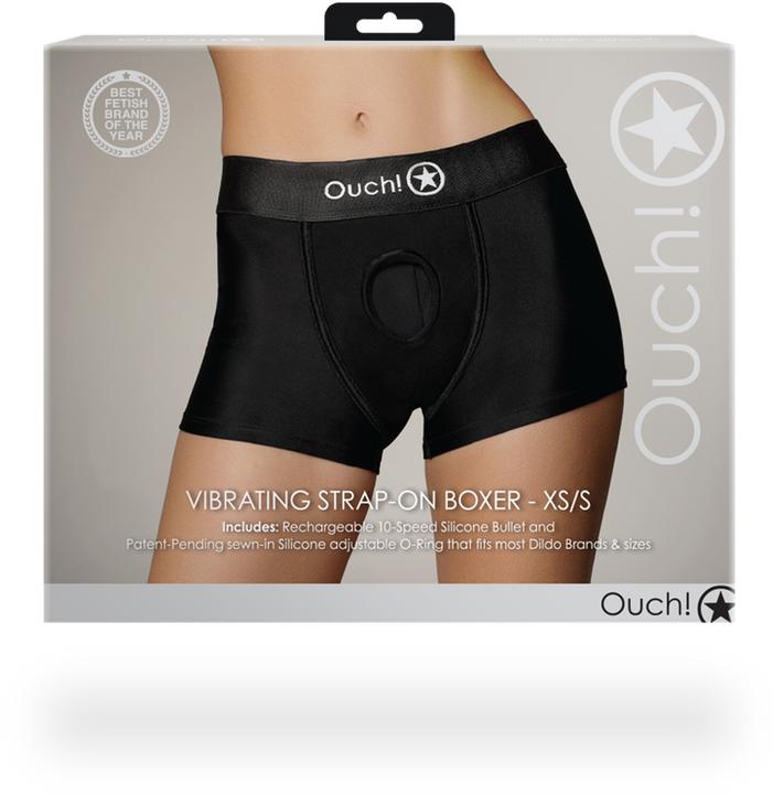 Productafbeelding Ouch! Vibrerende Strap-on Boxer - XS/S