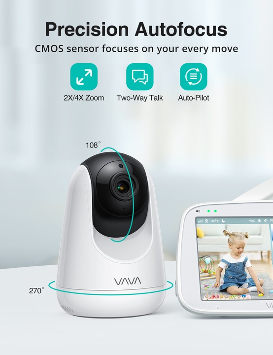 Produktbild Vava VA-IH006 (Babyphone mit Kamera, 300 m)