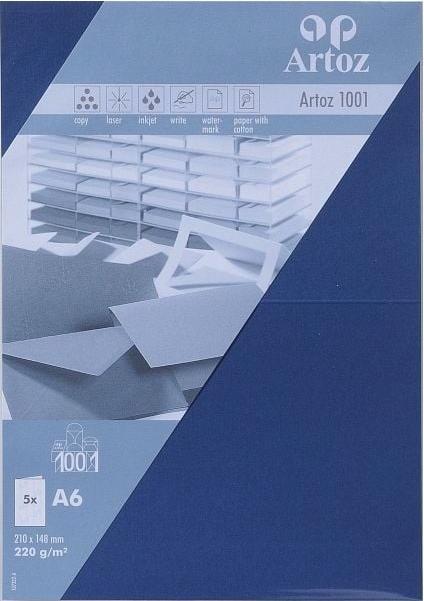 Produktbild Artoz 1001 Karten cl.blue (A6, 220 g/m²)