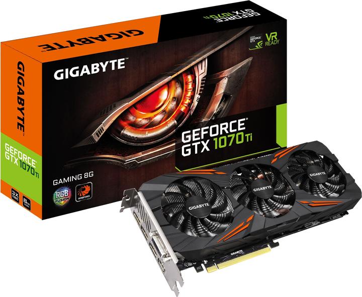 Image du produit Gigabyte GeForce GTX 1070 Ti Gaming (8 Go)
