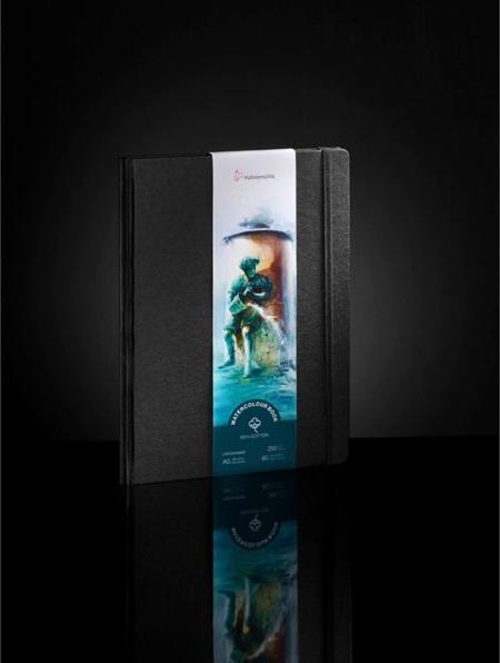 Productafbeelding Hahnemühle Aquarelboek A 5 staand formaat 60 pagina's 250 g (A5, Hardcover)