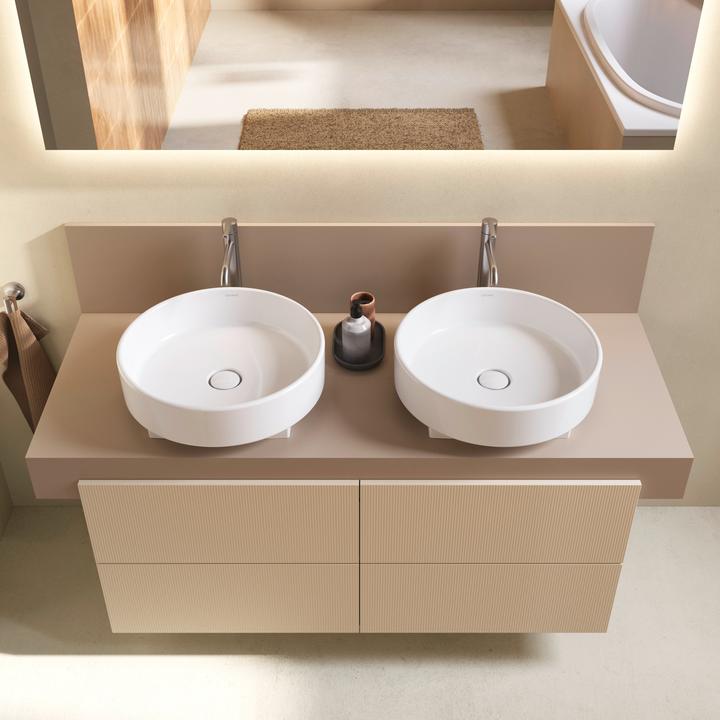 Actual product image Duravit Console Balcoon rectangulaire, 2 découpes des deux côtés, 1400x550x370mm, BA90610IFIF0000