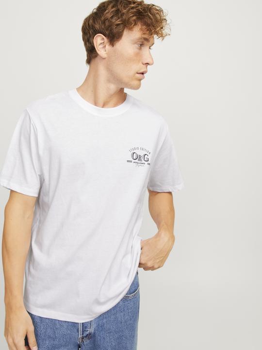 Actual product image Jack & Jones Printed round neck T-shirt T-shirt (S)