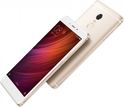 Actual product image Xiaomi Redmi Note 4 (64 GB, Gold, 5.50", Hybrid Dual SIM, 4G)