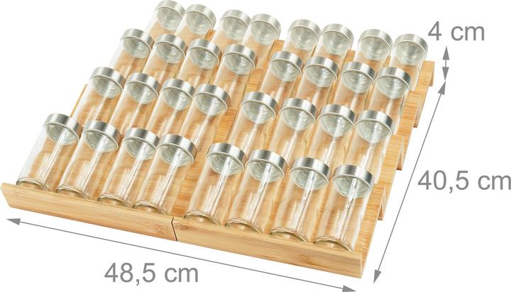 Produktbild Relaxdays 8x Gewürzregal