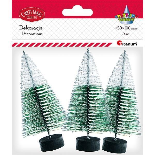 Immagine prodotto Zebco Alberi di Natale in plastica 10cm x 50mm 3pz verde