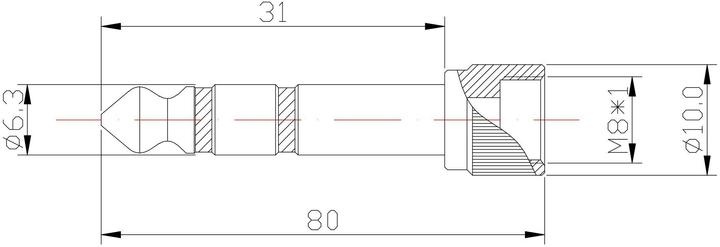 Actual product image Bemero Headphone jack adapter BA2003 (Headset adapter)