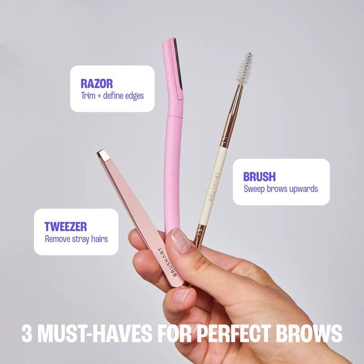 Actual product image BrushArt Face and Brow Razors