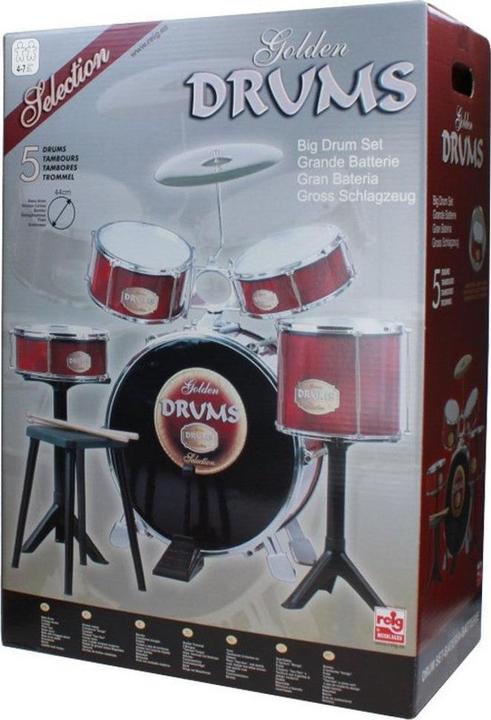 Produktbild Sombo Schlagzeug Set Big Golden Drum (Multilingual)