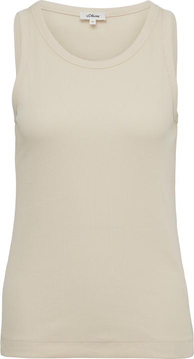 Immagine prodotto S.Oliver T-Shirt Slim-Fit-Top mit Rippstruktur (42)